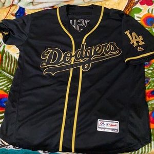 SOLD Dodgers Black Jersey